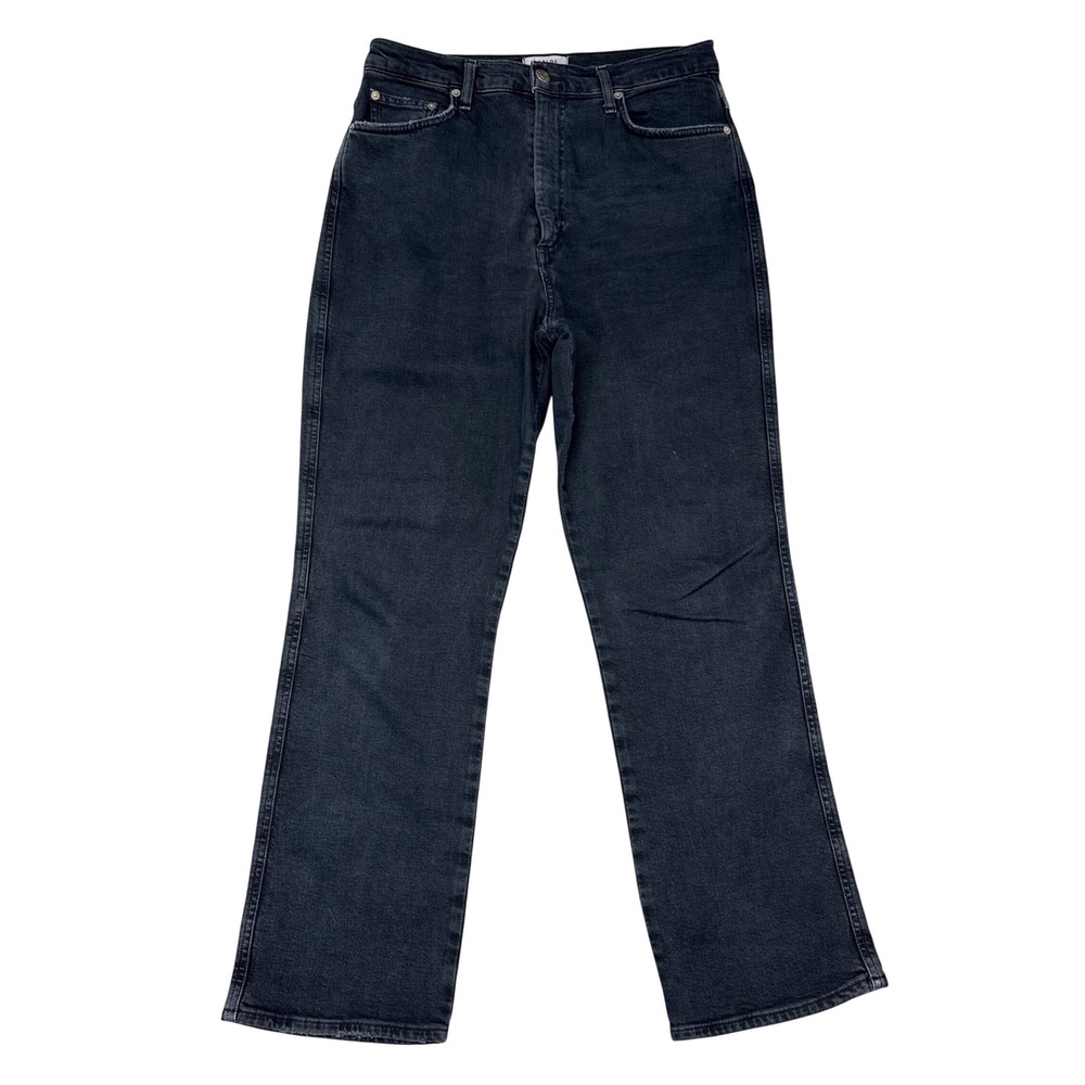 AGOLDE Jeans Size 29 Black 90s Pinch High Rise Straight Fit Stretch Denim